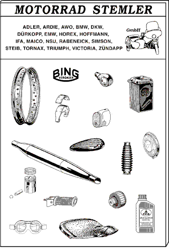  Motorrad Stemler GmbH spare parts for german motorbikeoldtimers 